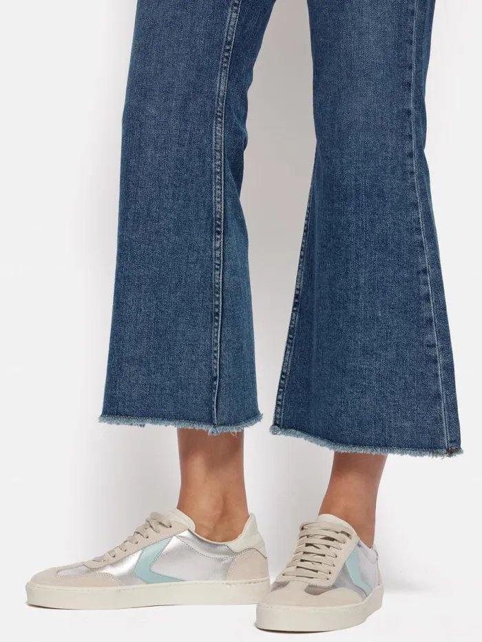 Kick Flare Jean Vintage Mid Blue Women Jigsaw Denim