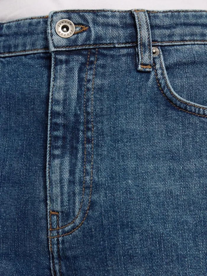 Kick Flare Jean Vintage Mid Blue Women Jigsaw Denim
