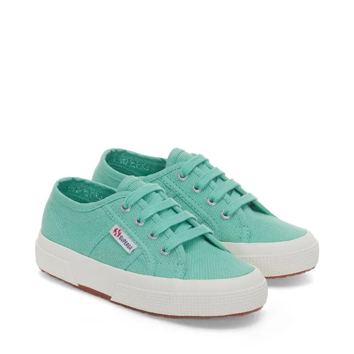 Kids Kid Unisex 2750JCOT CLASSIC Sneaker GREEN WATERFAVORIO Superga Low Cut