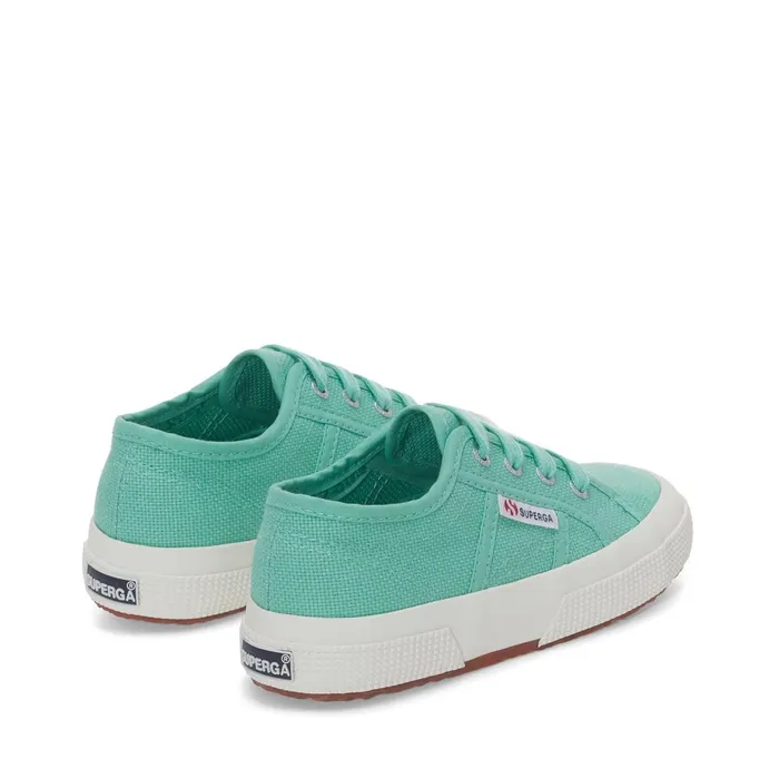 Kids Kid Unisex 2750JCOT CLASSIC Sneaker GREEN WATERFAVORIO Superga Low Cut
