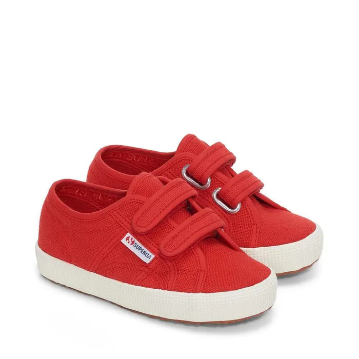 Kids Kid Unisex 2750 KIDS STRAPS EASYLITE Sneaker REDFAVORIO Superga Low Cut