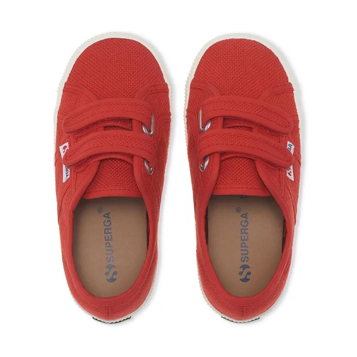 Kids Kid Unisex 2750 KIDS STRAPS EASYLITE Sneaker REDFAVORIO Superga Low Cut