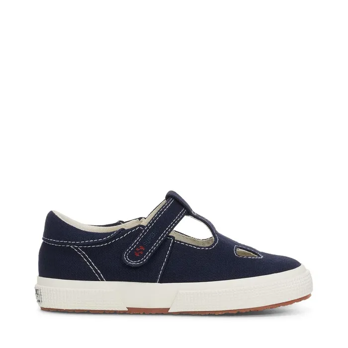 Kids Sandals Kid Unisex 2662 KIDS COTTON EYES Sandal BLUE NAVYFAVORIO Superga Sandals
