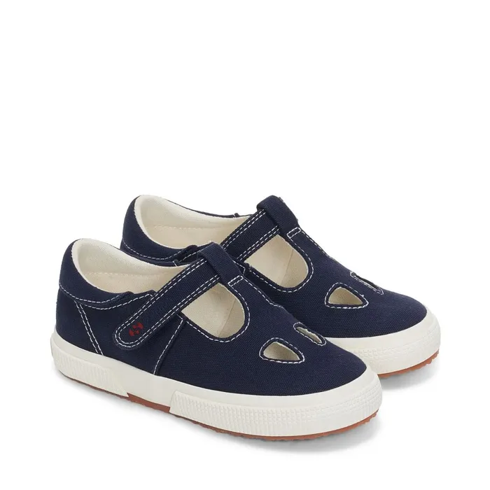 Kids Sandals Kid Unisex 2662 KIDS COTTON EYES Sandal BLUE NAVYFAVORIO Superga Sandals
