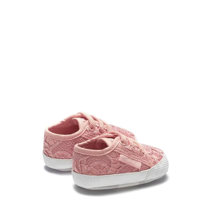 Kids Sneakers Girl 4006MACRAMEB Low Cut PINK BLUSHFAVORIO Superga Newborns