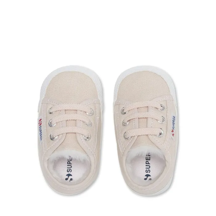 Kids Sneakers Kid Unisex 4006 BABY ECOFUR Low Cut PINK ALMONDFAVORIO Superga Newborns