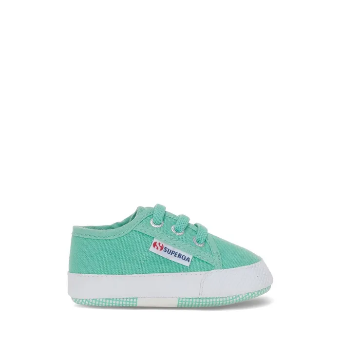 Kids Sneakers Kid Unisex 4006 BABY Low Cut GREEN WATERFAVORIO Superga Low Cut