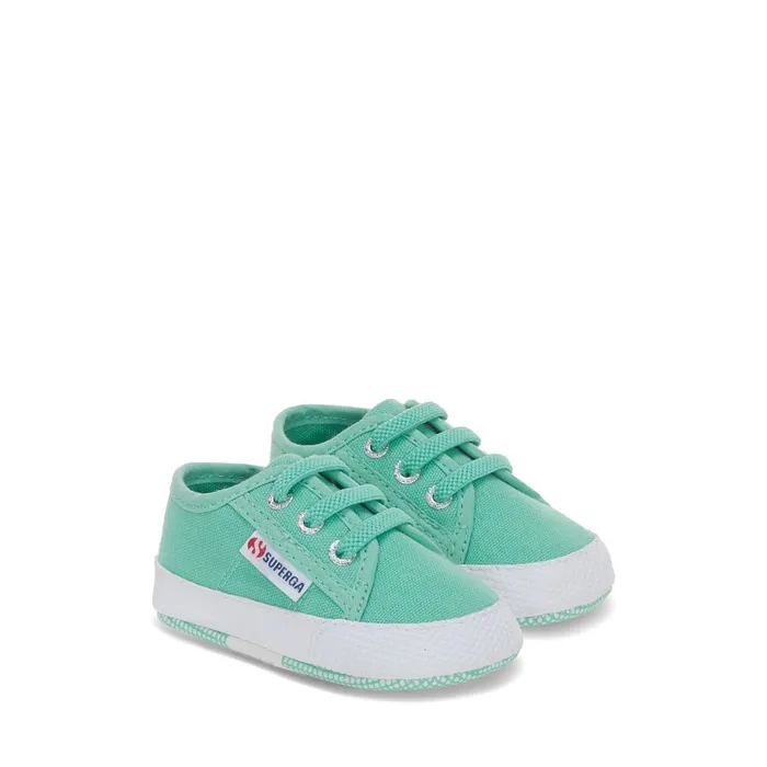Kids Sneakers Kid Unisex 4006 BABY Low Cut GREEN WATERFAVORIO Superga Low Cut