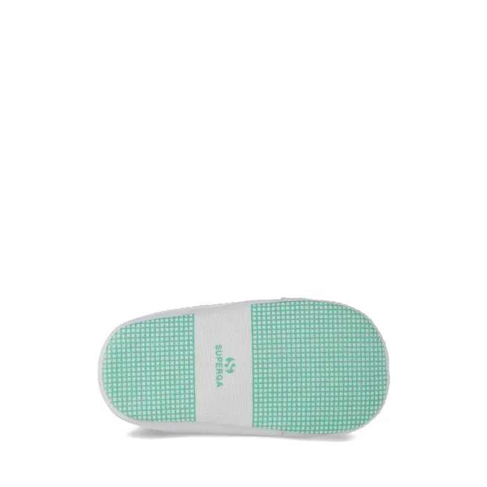 Kids Sneakers Kid Unisex 4006 BABY Low Cut GREEN WATERFAVORIO Superga Low Cut