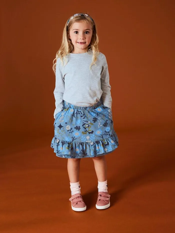 Kids TOPS White Stuff Abbey Long Sleeve T Shirt Grey Marl Kids TOPS White Stuff Abbey Long Sleeve T Shirt Grey Marl