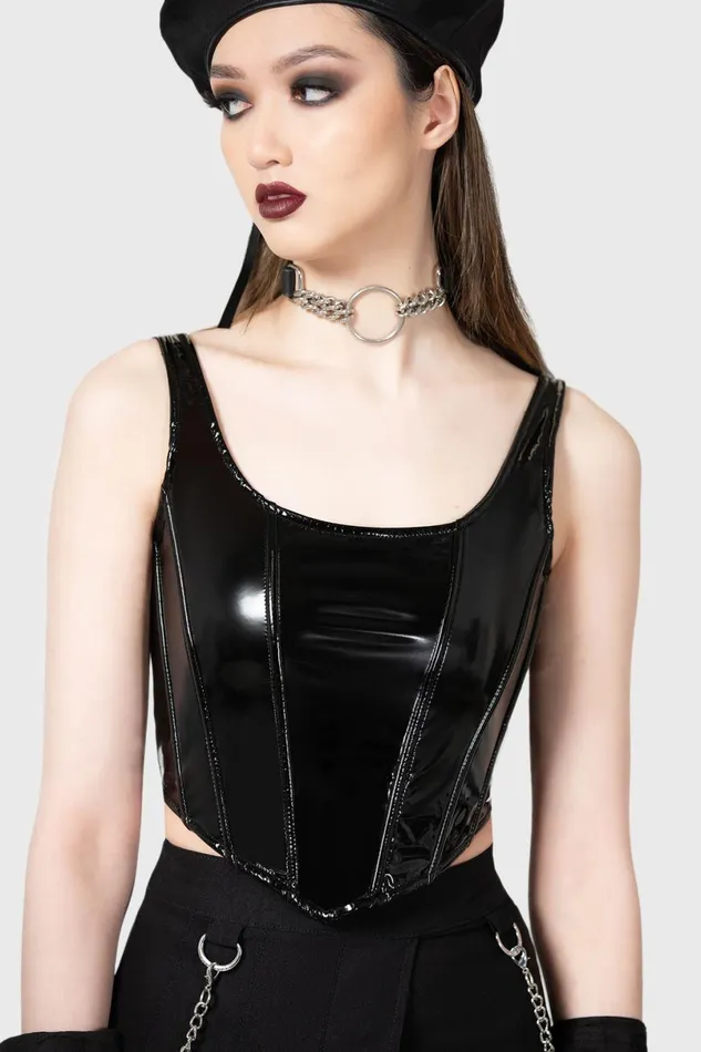 Killstar Basics Women Stillness Corset Top