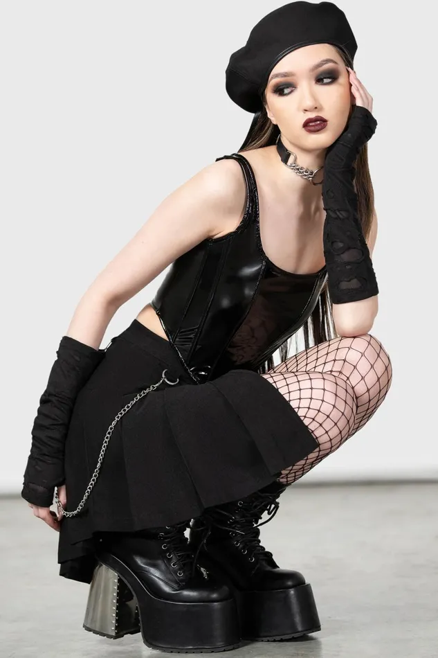 Killstar Basics Women Stillness Corset Top