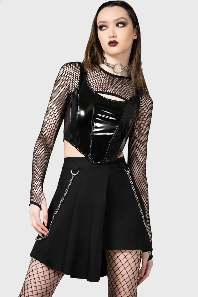 Killstar Basics Women Stillness Corset Top