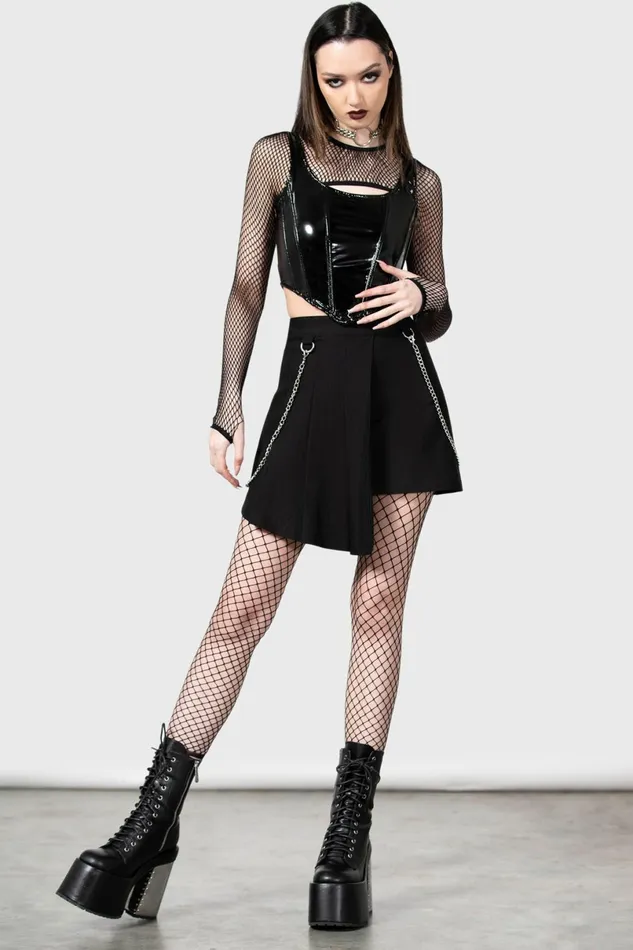 Killstar Basics Women Stillness Corset Top
