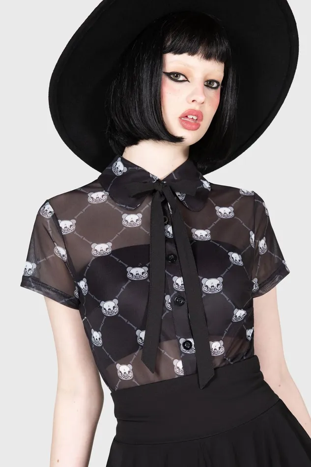 Killstar Bodysuits Women Goth Bear Bodysuit