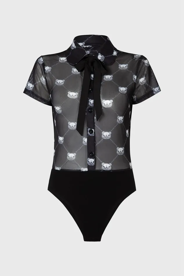 Killstar Bodysuits Women Goth Bear Bodysuit