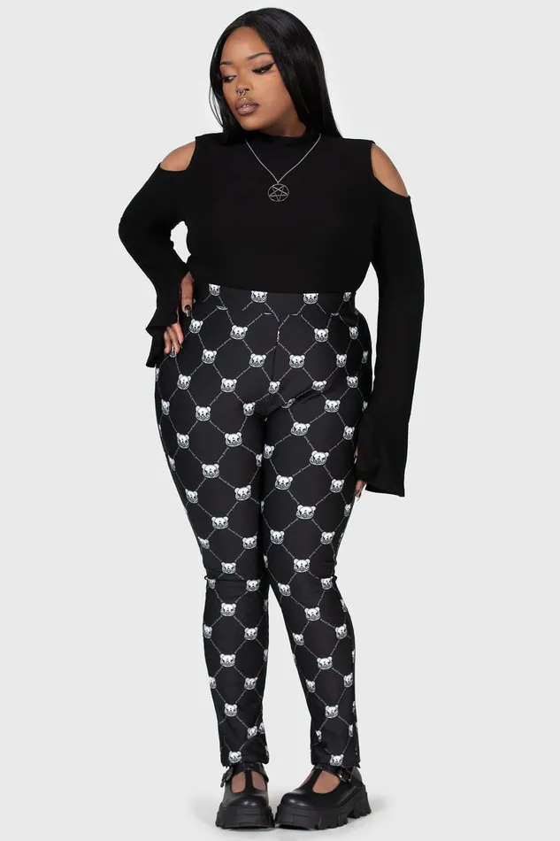 Killstar Chill Out Women Bone To Pick Leggings