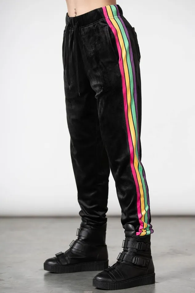 Killstar Chill Out Women Coven Chill Velour Joggers