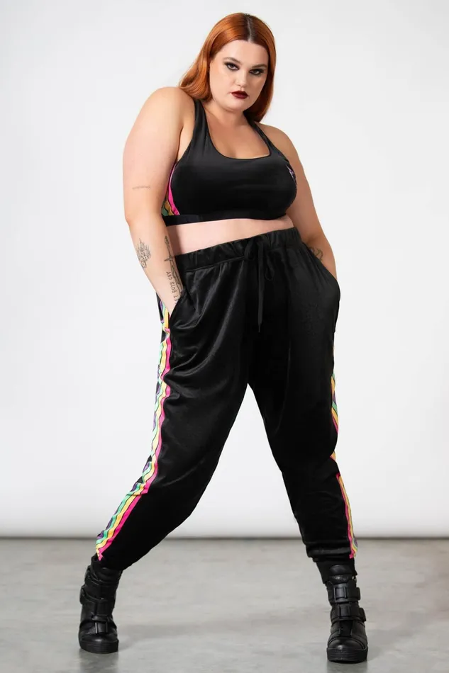 Killstar Chill Out Women Coven Chill Velour Joggers