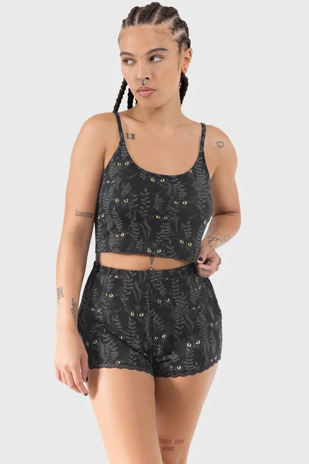 Killstar Chill Out Women Familiar Woods Shorts