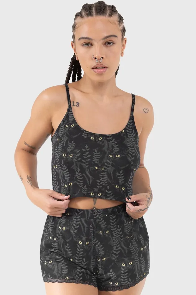 Killstar Chill Out Women Familiar Woods Shorts