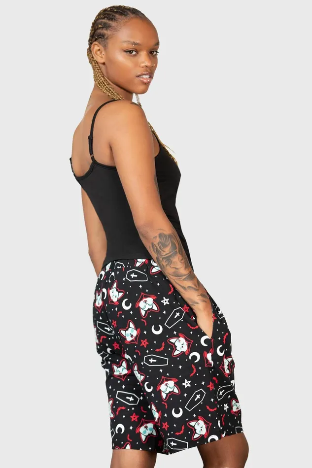 Killstar Chill Out Women Lil Vampurr Long Shorts