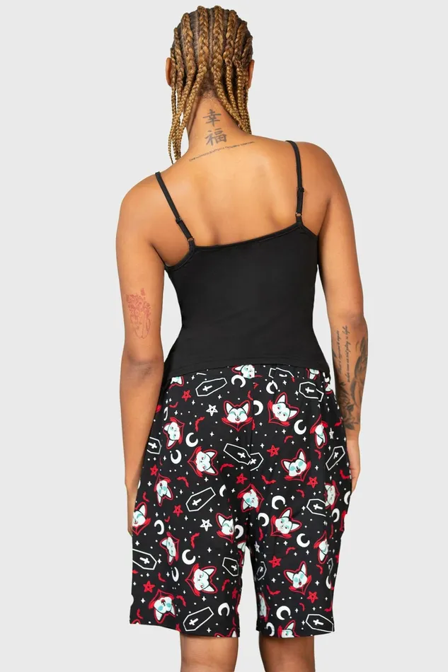 Killstar Chill Out Women Lil Vampurr Long Shorts
