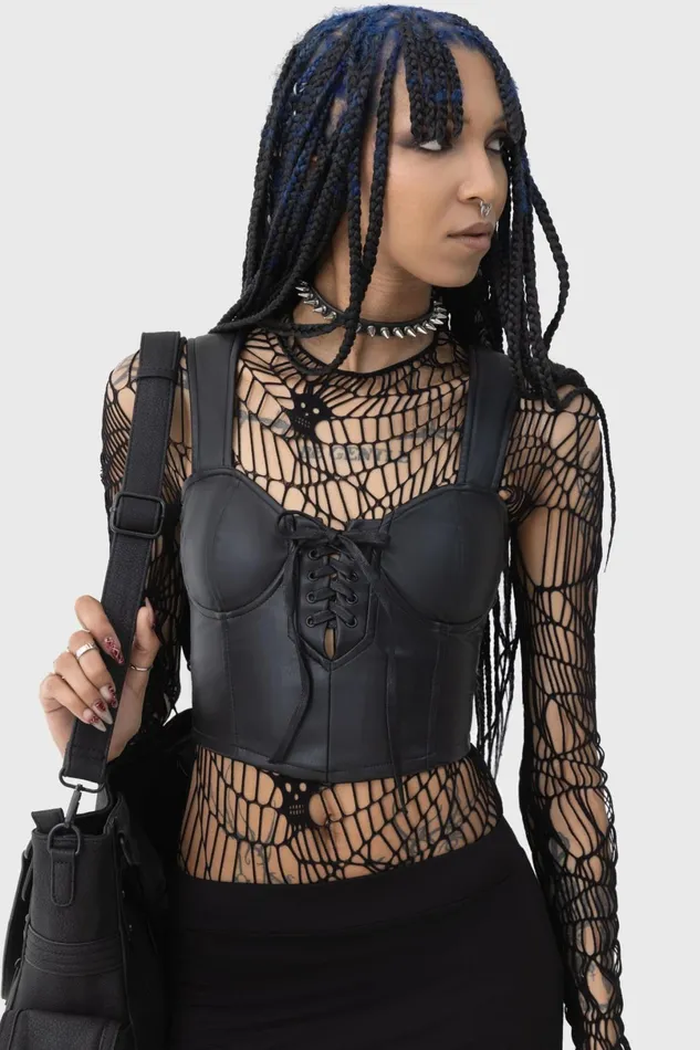 Killstar Corsets Women Moonless Corset Top