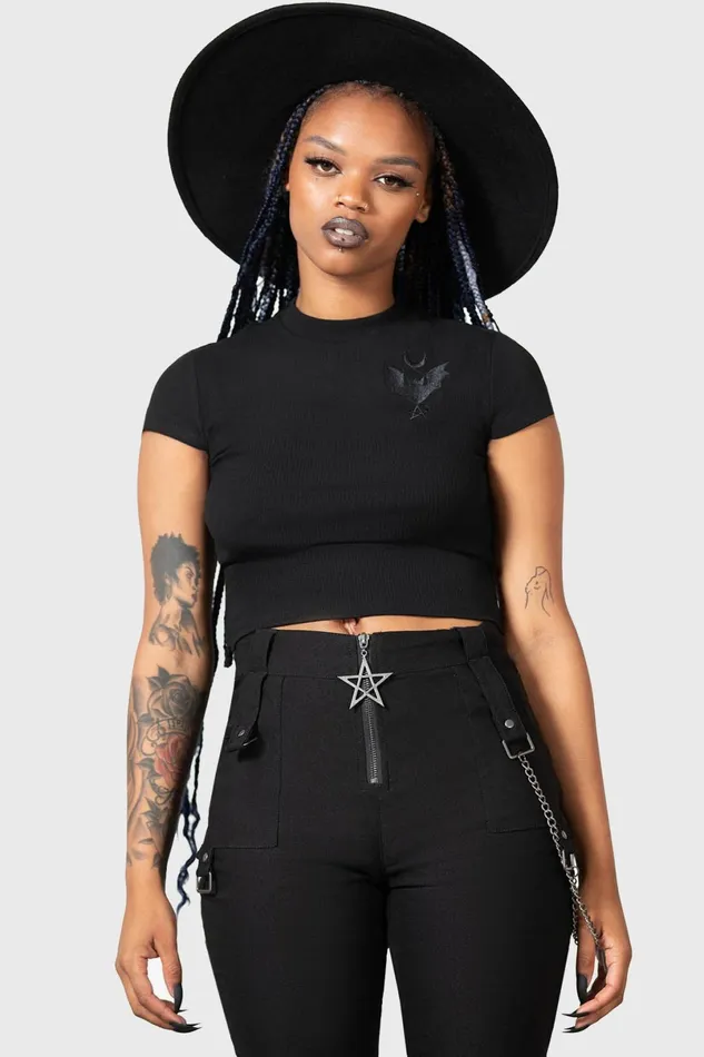 Killstar Crop Women Alchemistry Top