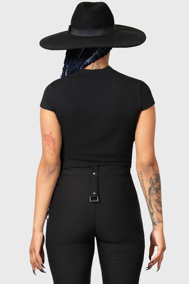 Killstar Crop Women Alchemistry Top
