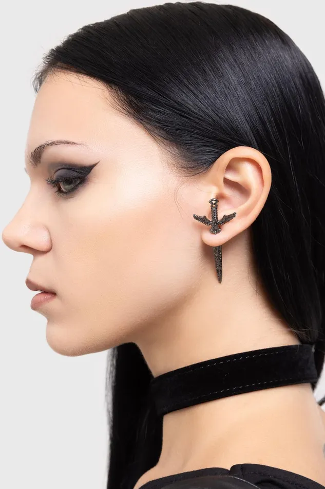 Killstar Earrings Women Swordstorm Earrings