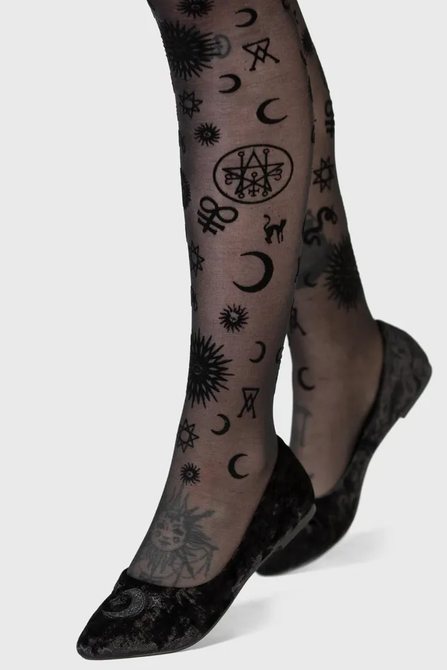 Killstar Flats and Trainers Women Lunanite Velvet Flats