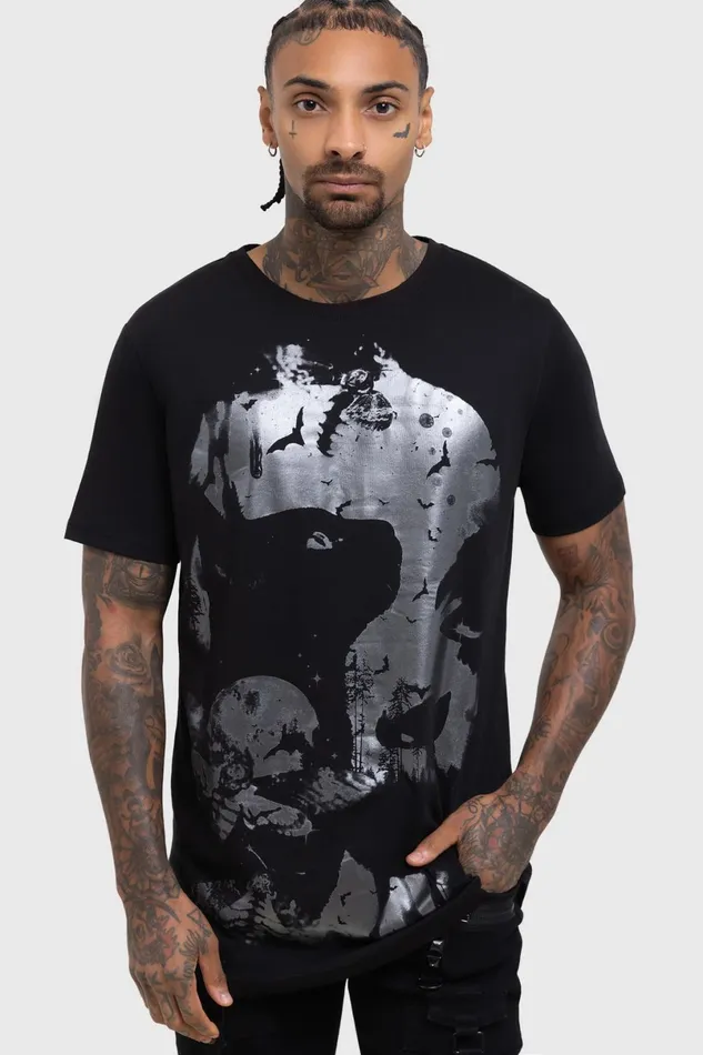 Killstar Graphic Tops Men Dark Serenity TShirt