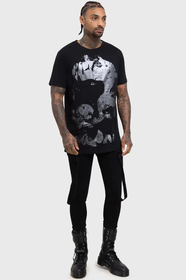 Killstar Graphic Tops Men Dark Serenity TShirt