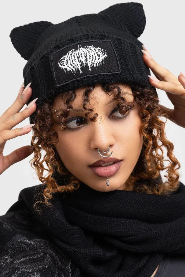 Killstar Hats and Headbands Women PurrUnk Beanie