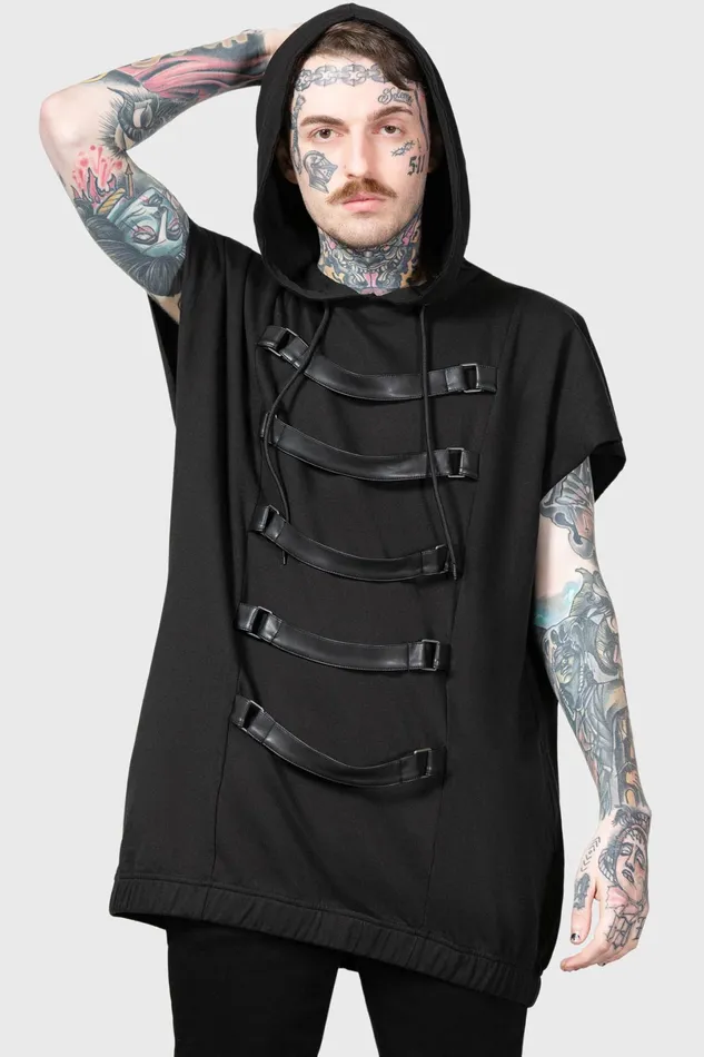 Killstar Hoodies Women Skonnad Sleeveless Hoodie