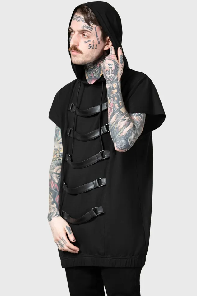 Killstar Hoodies Women Skonnad Sleeveless Hoodie