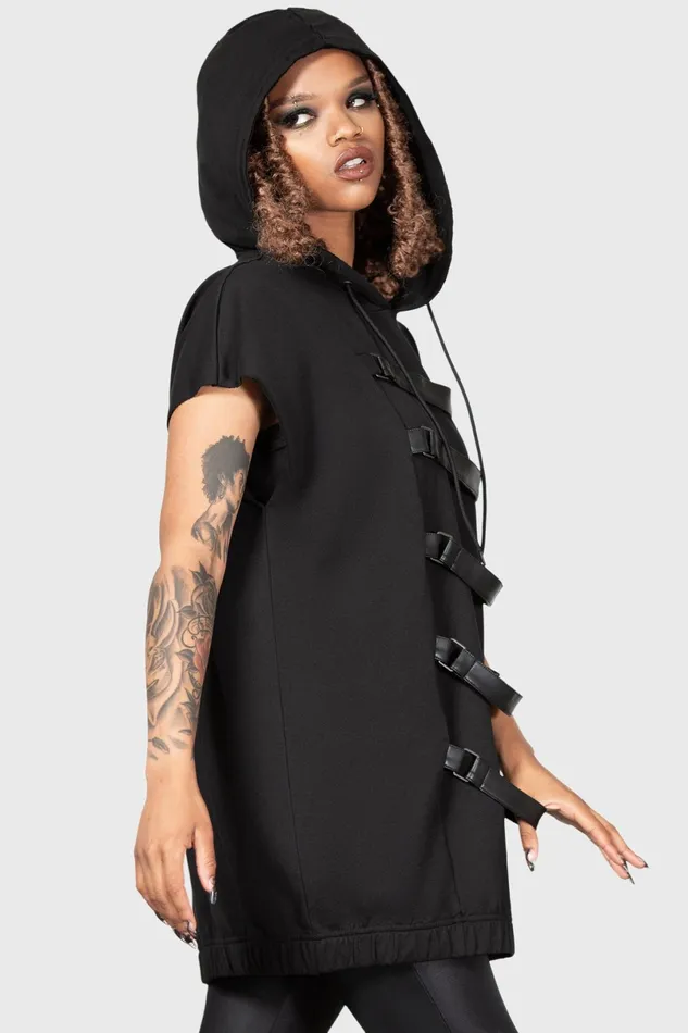 Killstar Hoodies Women Skonnad Sleeveless Hoodie