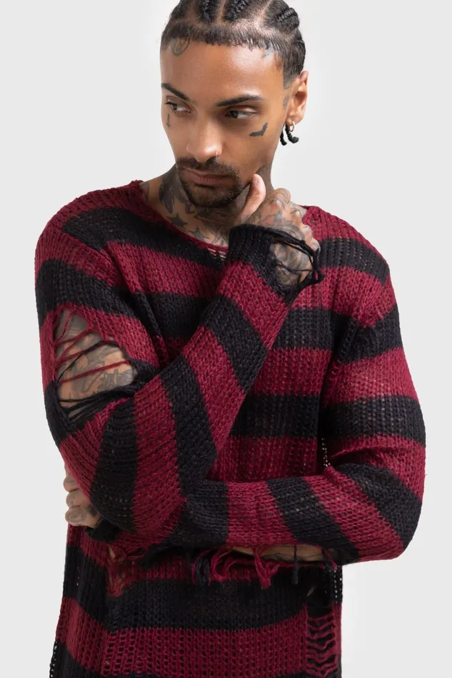 Killstar Knitwear Men Dahlia Knit Sweater