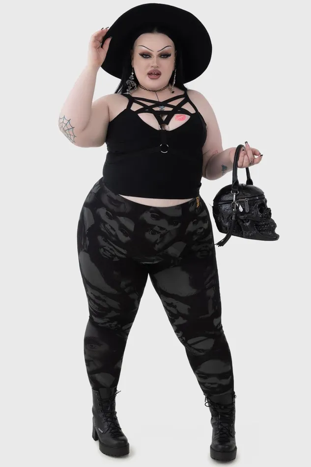 Killstar Leggings Women Eat Your Heart Out Leggings