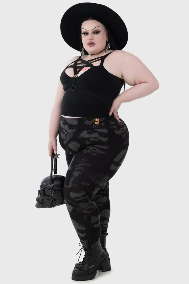 Killstar Leggings Women Eat Your Heart Out Leggings