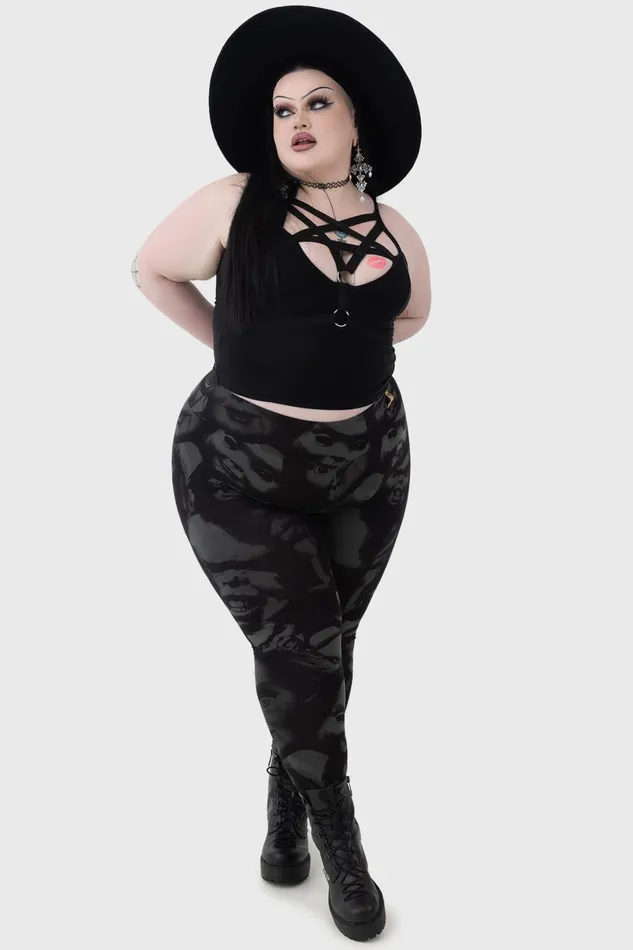Killstar Leggings Women Eat Your Heart Out Leggings