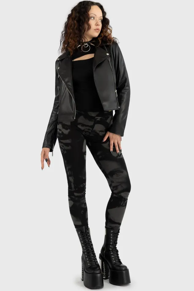 Killstar Leggings Women Eat Your Heart Out Leggings