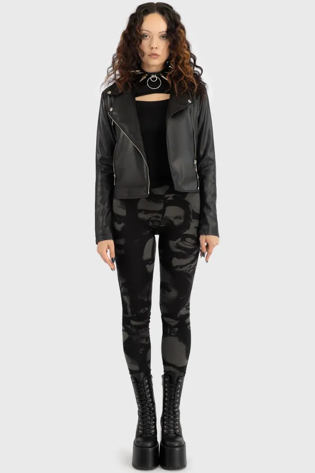 Killstar Leggings Women Eat Your Heart Out Leggings