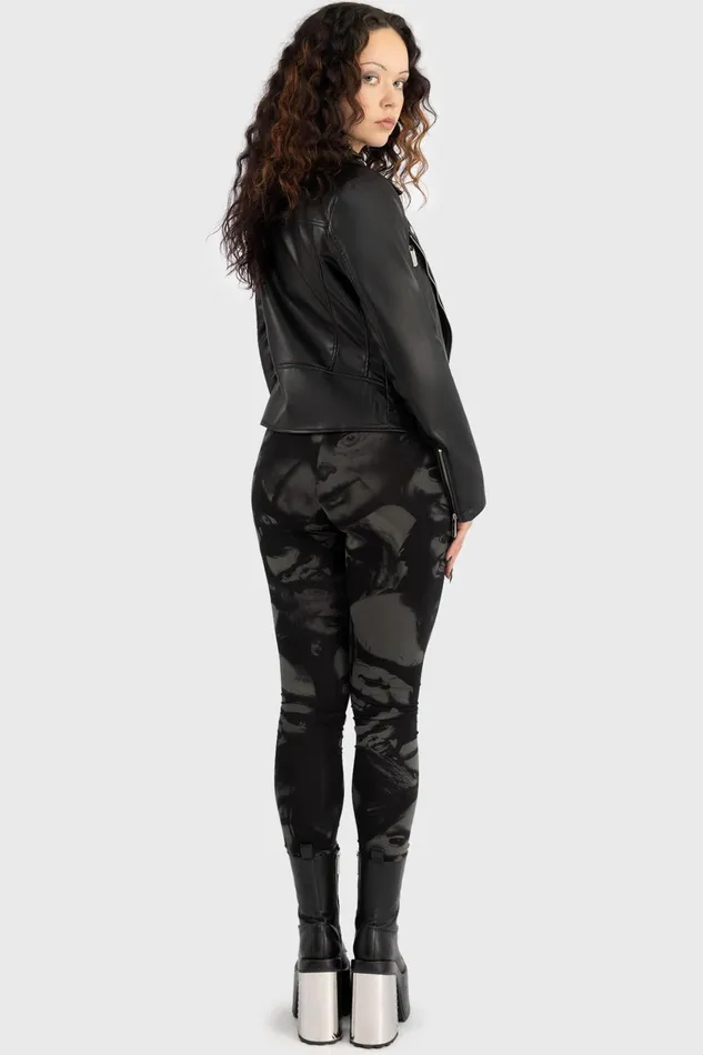 Killstar Leggings Women Eat Your Heart Out Leggings