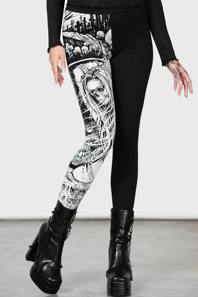 Killstar Leggings Women Horned God Leggings