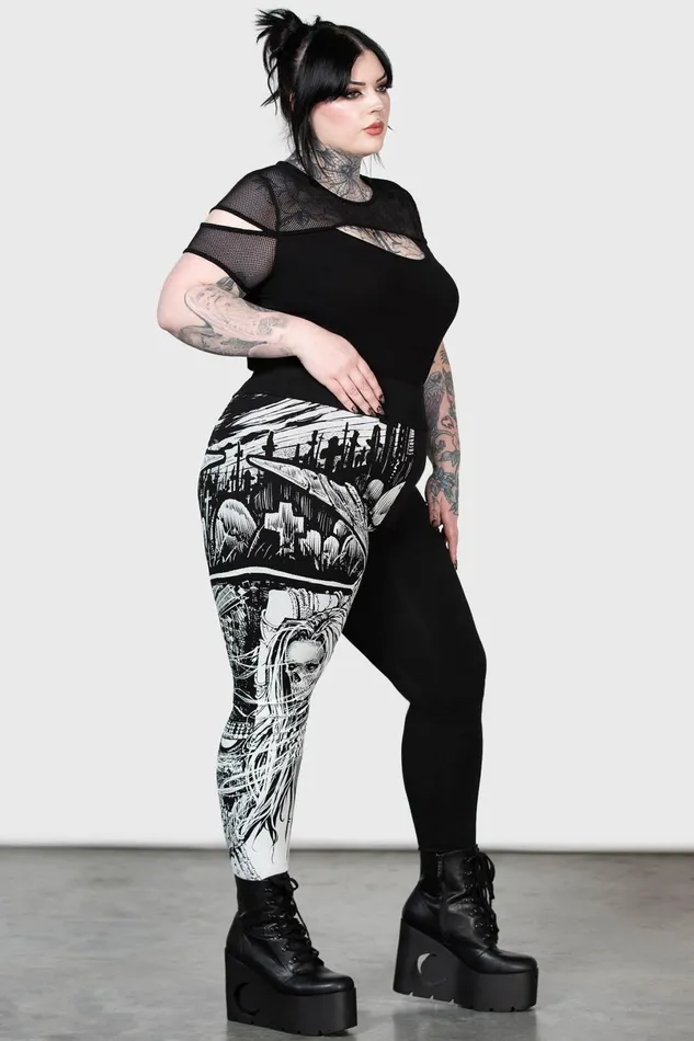 Killstar Leggings Women Horned God Leggings