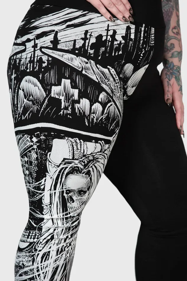 Killstar Leggings Women Horned God Leggings