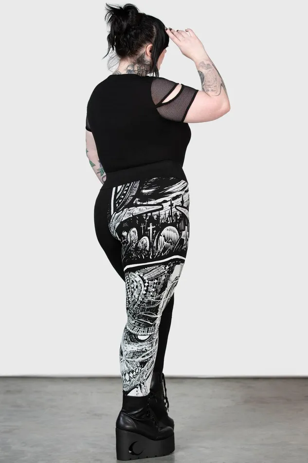 Killstar Leggings Women Horned God Leggings