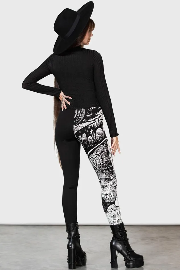 Killstar Leggings Women Horned God Leggings